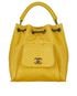 Chanel Python Urban Luxury Drawstring Backpack, front view
